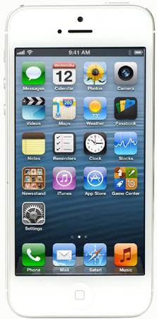 Смартфон Apple iPhone 5 64Gb White & Silver - Ачинск